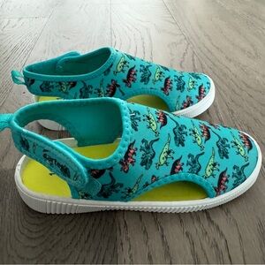 Toddler Boys Carter’s Blue Dinosaur Water Shoes Size 11, Swimweae